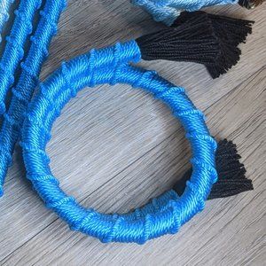 Cerulean Blue 16 INCH Dreadlock Hair Wraps